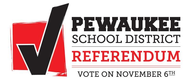 Pewaukee School District referendum logo 